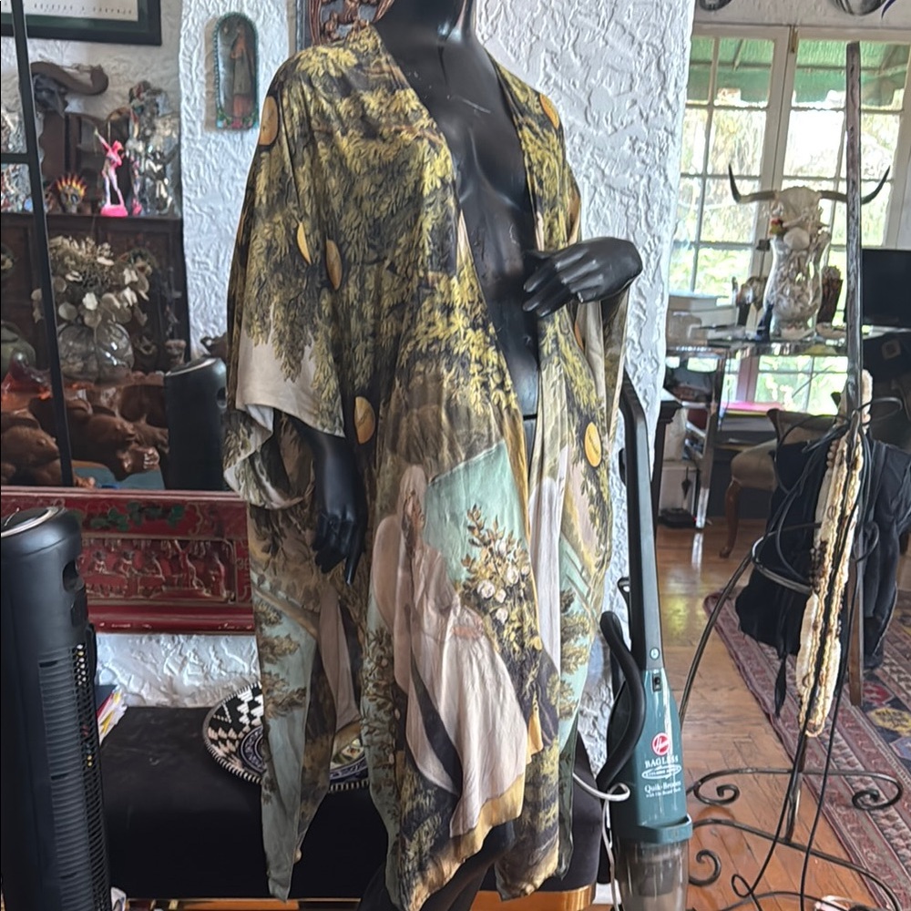 Elegant Multicolor Women's Kimono Jacket